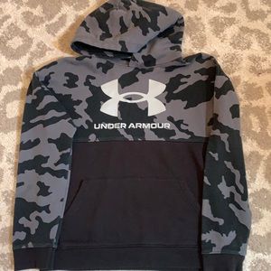 Youth XL boys hoodie. UA. Good condition, slight fading/wear. Logo intact!